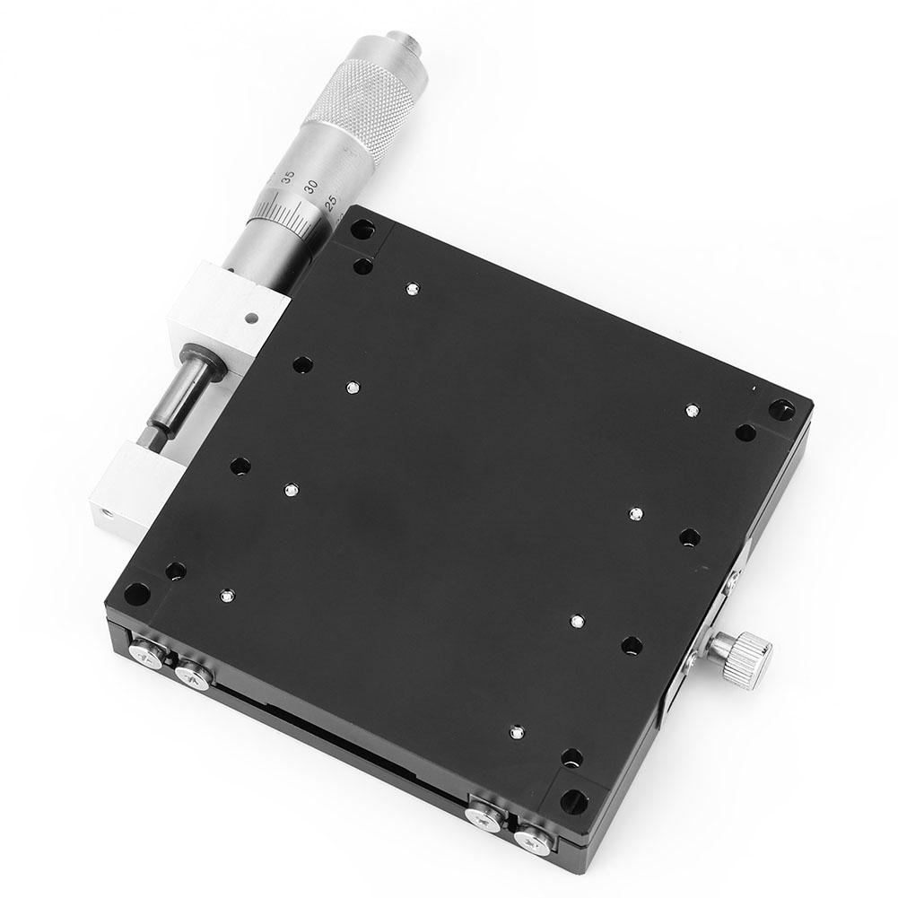 LX100-L X Axle Trimming Platform Optical Micrometer Manual Linear Stages Bearing Tuning Sliding Table