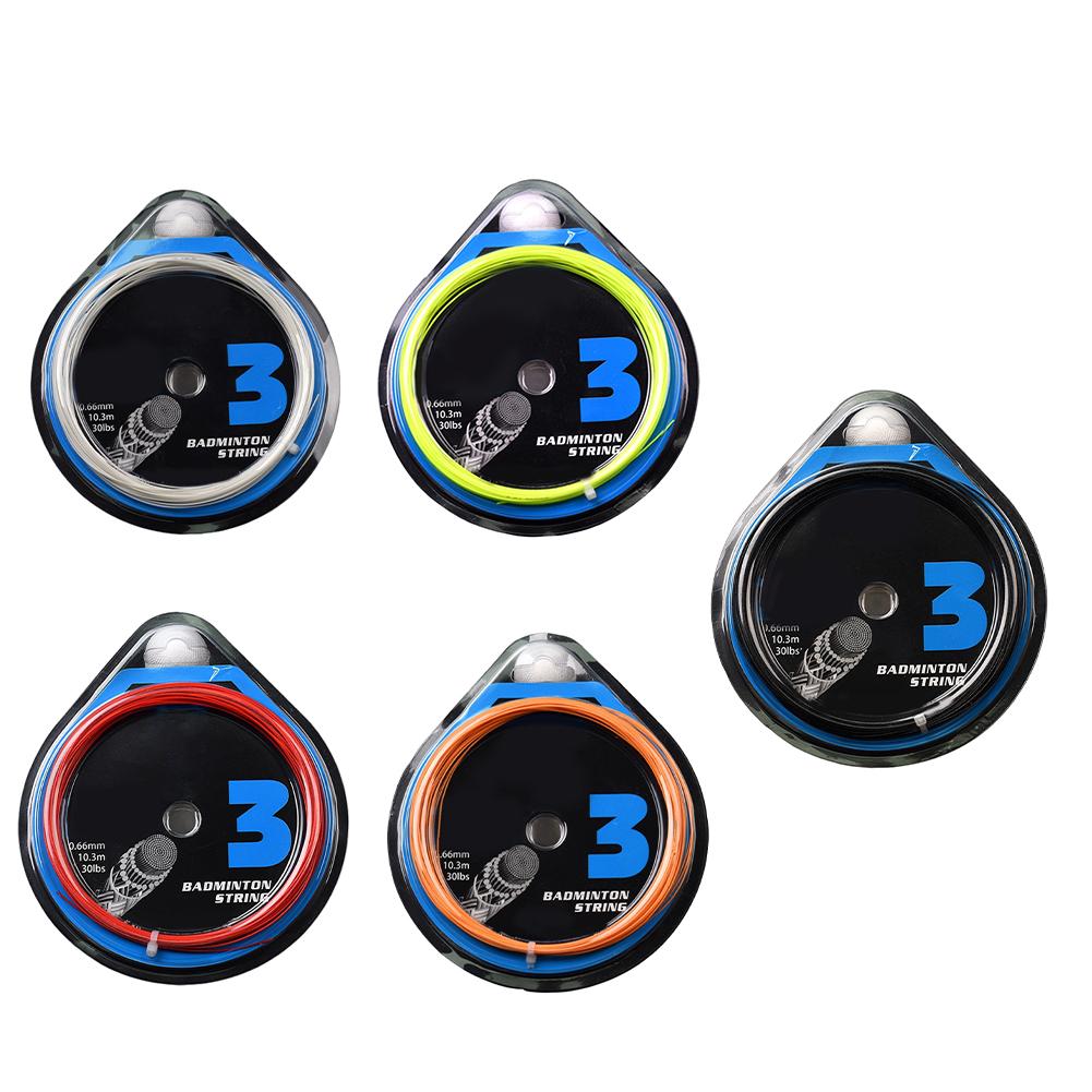 Badminton Schläger Saite Hohe Elastizität Badminton Schläger Saite Für Amateurtraining 10 Meter 0.66mm Badminton Schläger Saite