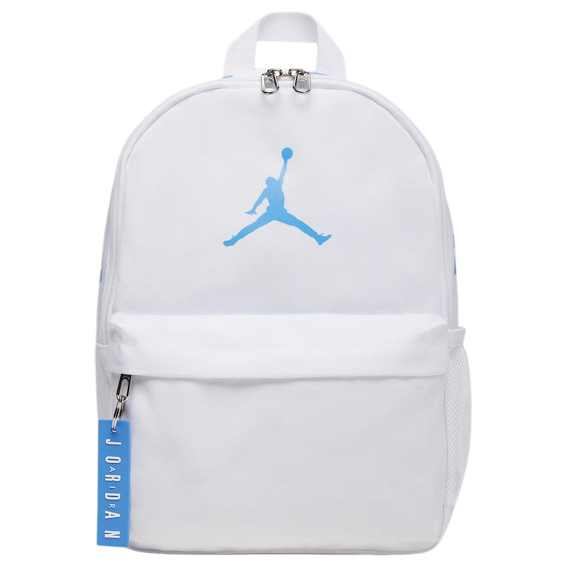 Jordan Air Logo Polyester Backpack Unisex Backpacks White DV5304-400 White