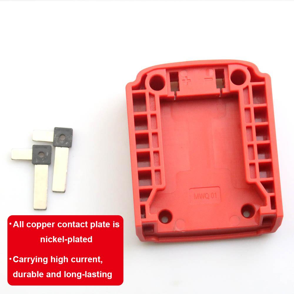 1PC DIY Battery Adapter Converter Base Charging Head Shell for Makita for DeWalt for Milwaukee 18V Lithium Battery Connector