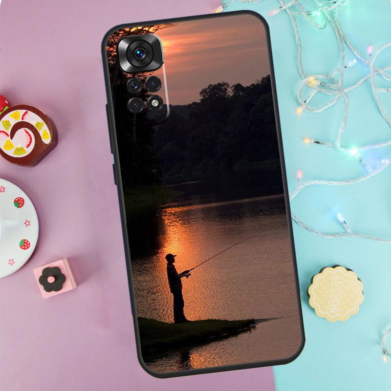 Funda Estuche para Caña de Pescar Para Xiaomi Redmi Note 14 Pro 9 10 11 12 13 9S 10S 11S 12S Redmi 14C 10C 12C 13C Cubierta