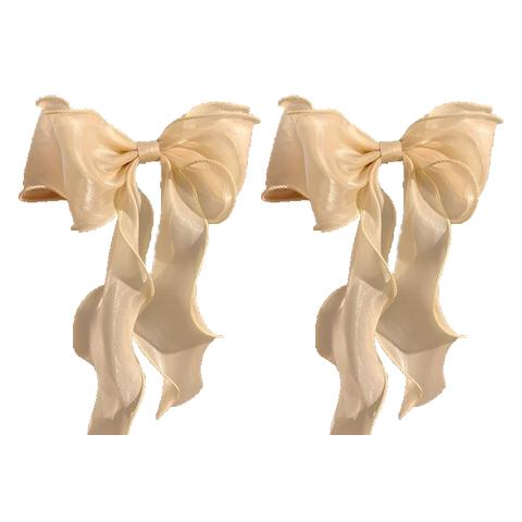 Mesh Bow Hair Clip Women Sweet Ponytail Cute Spring Clips Fashion Hair Accessories