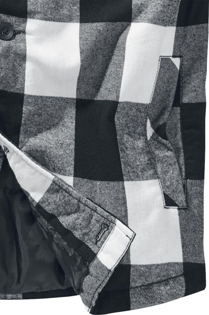 Winter Jacket Brandit Lumberjacket (9478) White/black