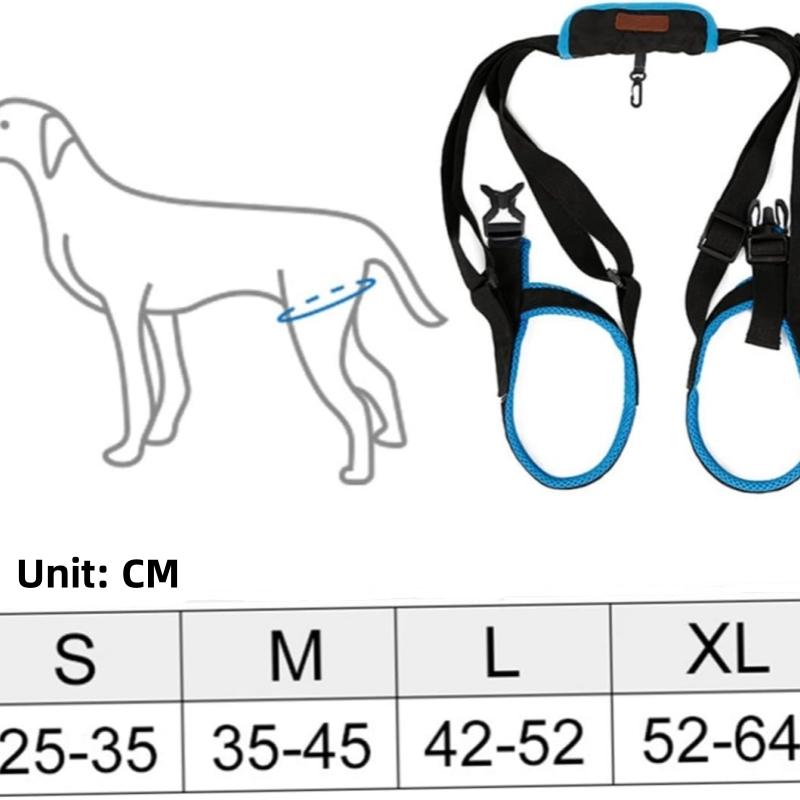Adjustable Dog Lift Harness Pet Support Sling Pet Dogs Aid Assist Tool for Old Dogs for Back Legs Help Weak Legs Stand Up