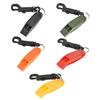 Outdoor Multifunction Whistled Emergencies Compasses With Hook Safety Whistle for Wilderness Mountaineering Tool