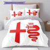 Alpha Romeo Pattern Bedding,Quilt Set Quilt Cover Pillowcase Home Birthday Gift (1 * Duvet Cover + 2 * Pillowcase, Without Core)