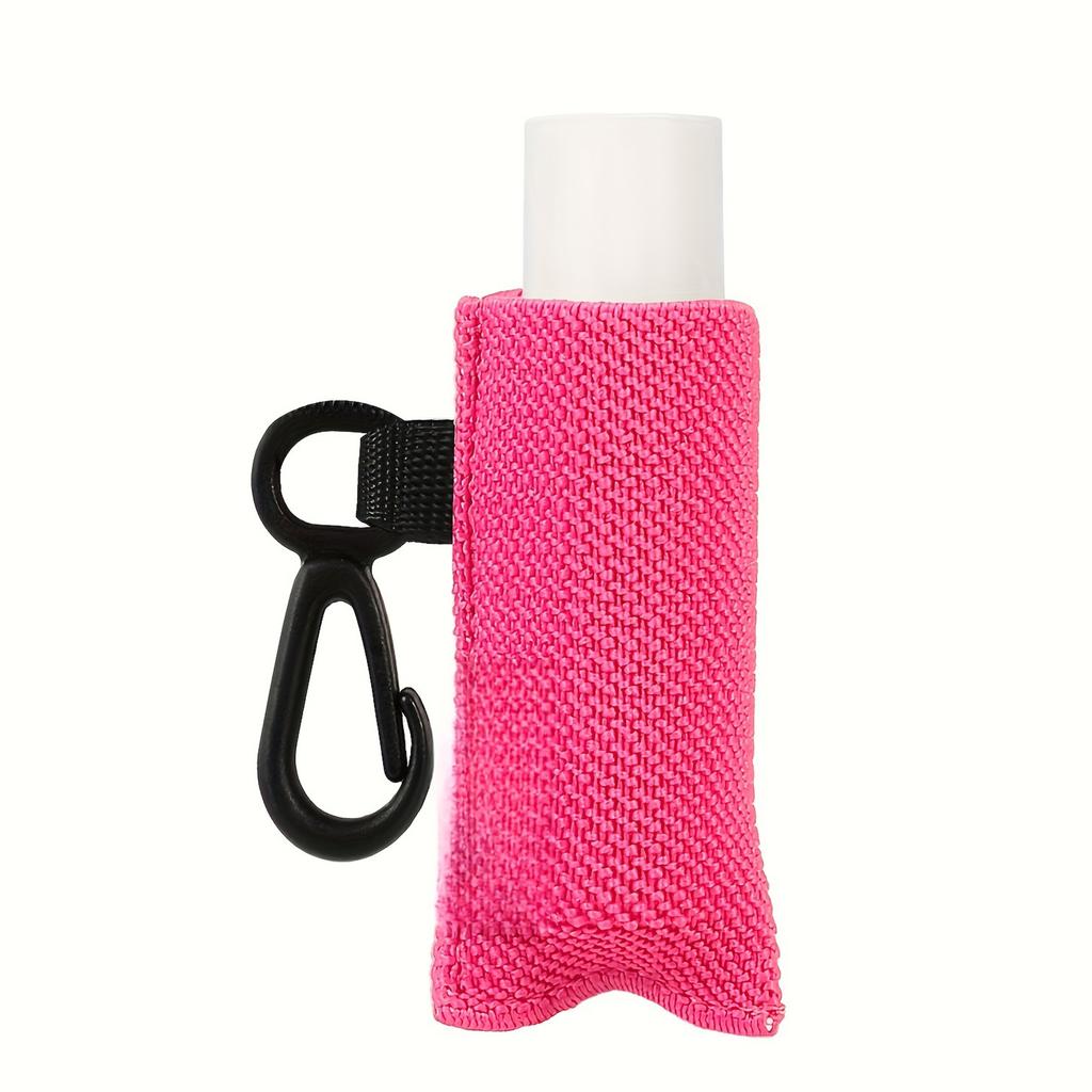 Elastischer Lippenstifthalter Schlüsselanhänger Clip-On Lippenpflegestift Organizer Lippenbalsam Etui Schlüsselanhänger Reise Geschenk für Frauen Mädchen