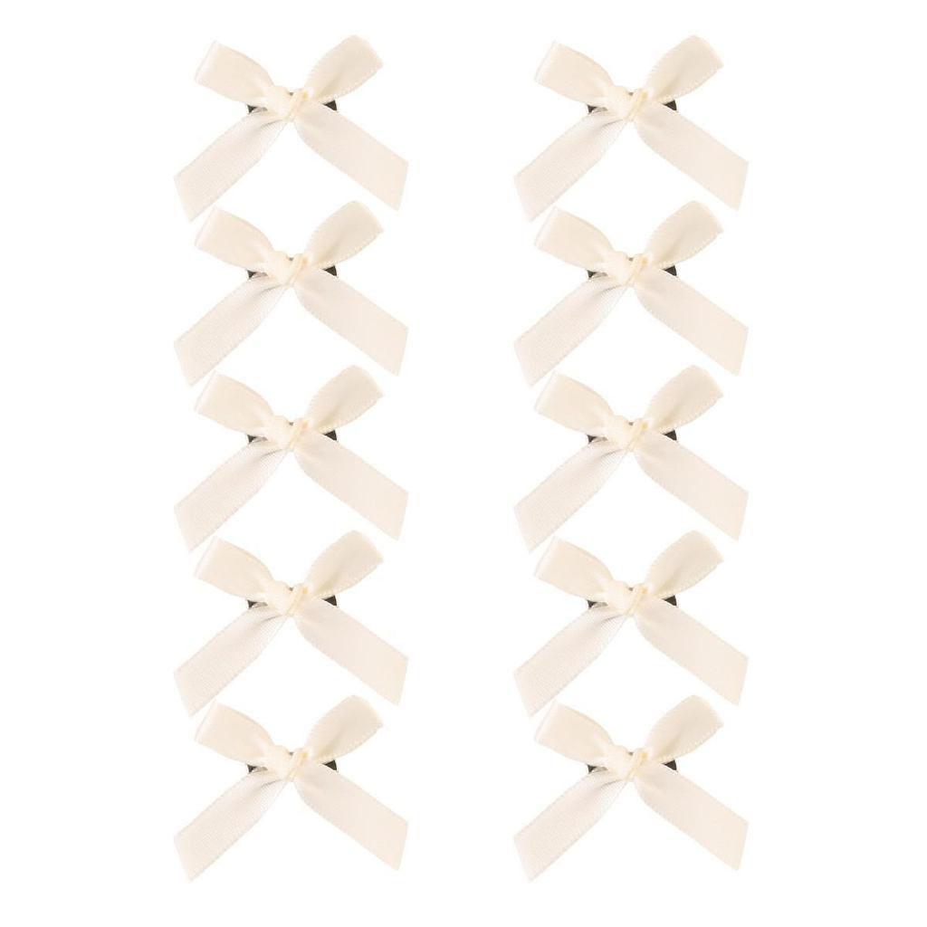 Ballet Style Ribbon Bow Duckbill Clip - Sweet 4cm Hair Accessories