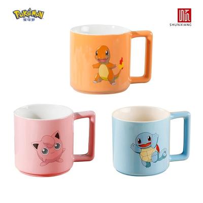 SHUNXIANG Pokémon Licensed Ceramic Mug Cartoon Parttern Creative Coffee Cup Anime Themed Water Cup for Kids Home Milk/Juice Cups