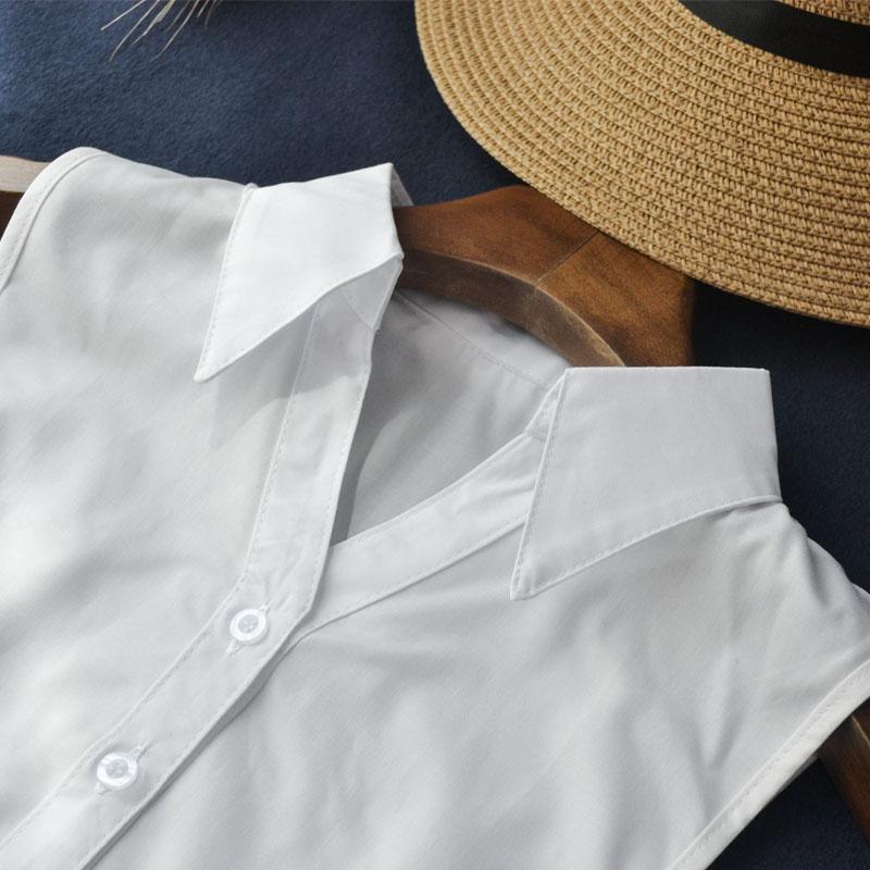 Girls V-neck Half Shirt Detachable Collars for Womens Removable Casual Fake Collar Sweater Neck False Collar Ties