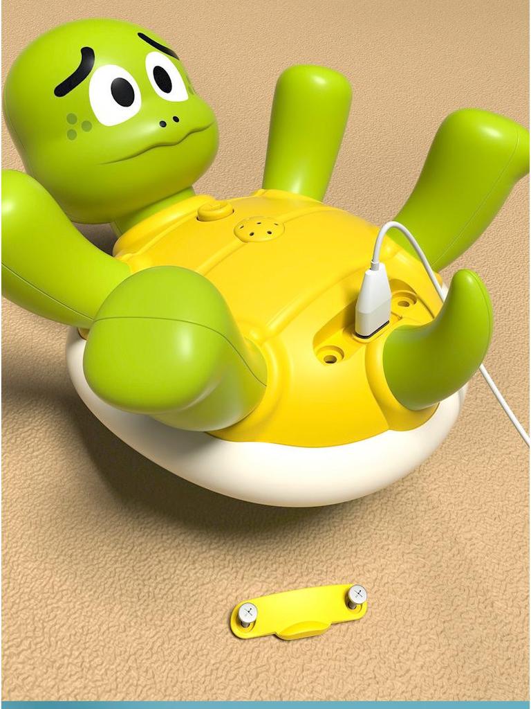 Electric Rotating Turtle Water Spray Toy - Educational Bath Fun for Children and Parents