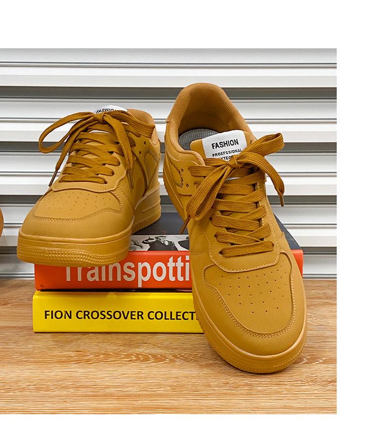 2026 Men's Spring Breathable Low-Top Skate Shoes - Versatile White Casual Trendy Sneakers