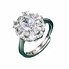 Sace Gems Classic Copper Alloy Zircon Ring Ladies Jewelry Wedding Promise Party Gift