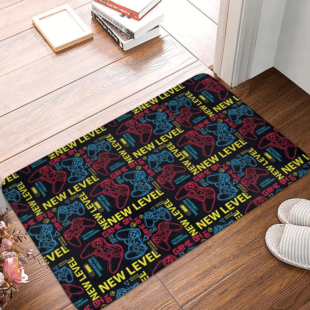 Game Controller Door Floor Kitchen Bathroom Mats Anti-Slip Outdoor Gamer Gift Doormat Living Room Entrance Carpet Rug