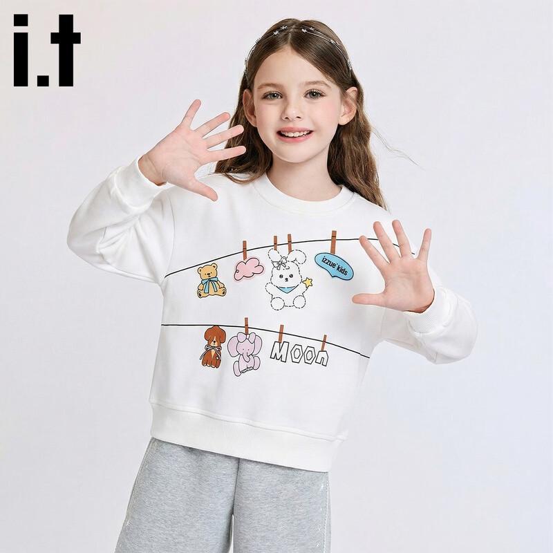 

izzue Girls Cartoon Pullover Sweatshirt 130/64