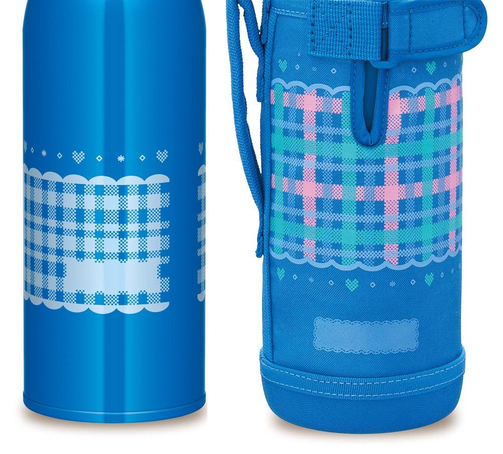 Thermos Vacuum Insulated 2-Way Bottle, 830ml/800ml, Check Blue, FHO-800WF CHBL