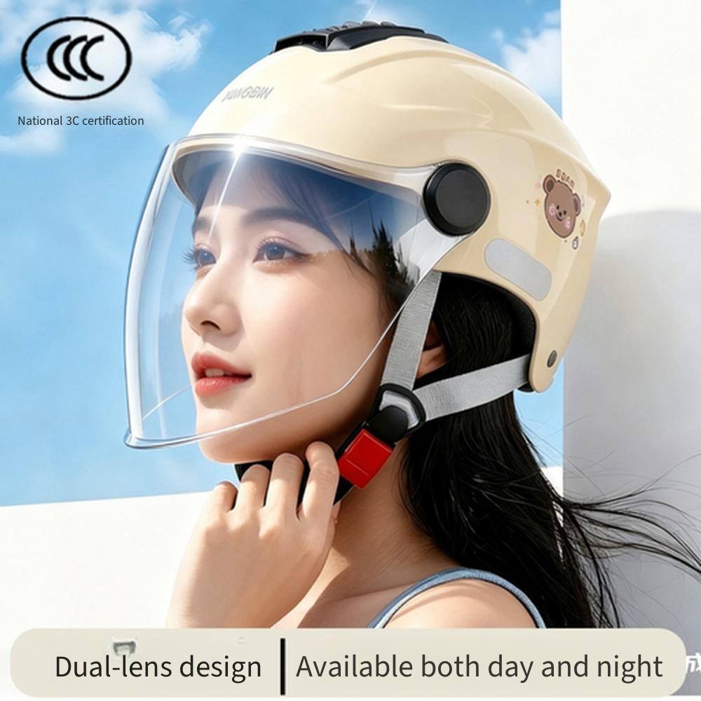 3C‑Certified Women Electric Scooter Helmet, 2026 New Summer Full‑Face Safety Helmet, UV‑Protection Sun‑Shock Protective Helmet for Ladies