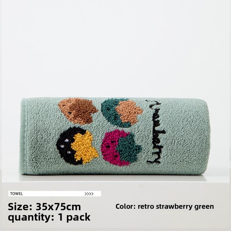 Coral Fleece Face Towel Soft Absorbent Quick Dry For Travel Beach Use