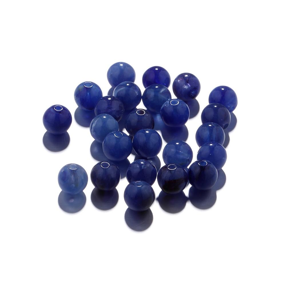 100-200Pcs Colorful Round Imitation Natural Stone Bead Loose Spacer Bead For DIY Necklace Bracelet Jewelry Making Supplies