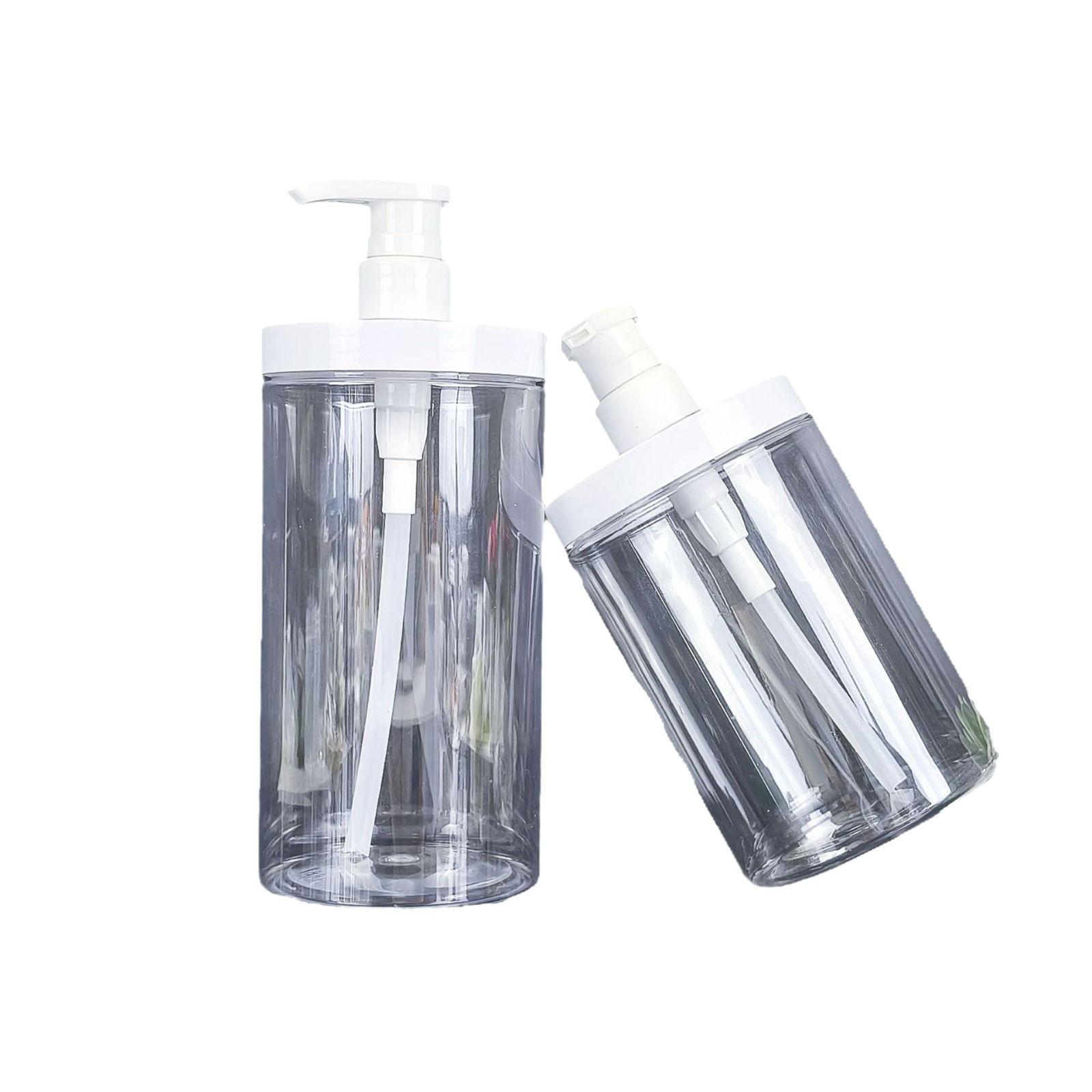 Available in 200ml-1000ml sizes: 89-Tooth Wide-Mouth Bottle with Large Cap Pump, Hospital-Grade Shampoo Refill. 200ml transparent PET