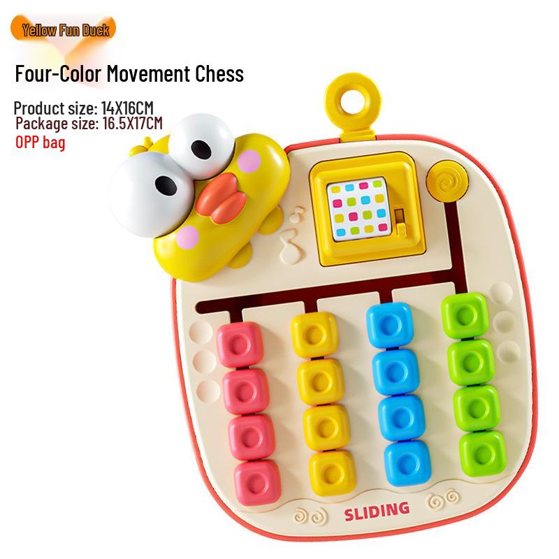 Penguin Icebreaker Balancing Tree Board Game with Face-Changing Rubik's Cube and Hidden Building Blocks - Free Shipping