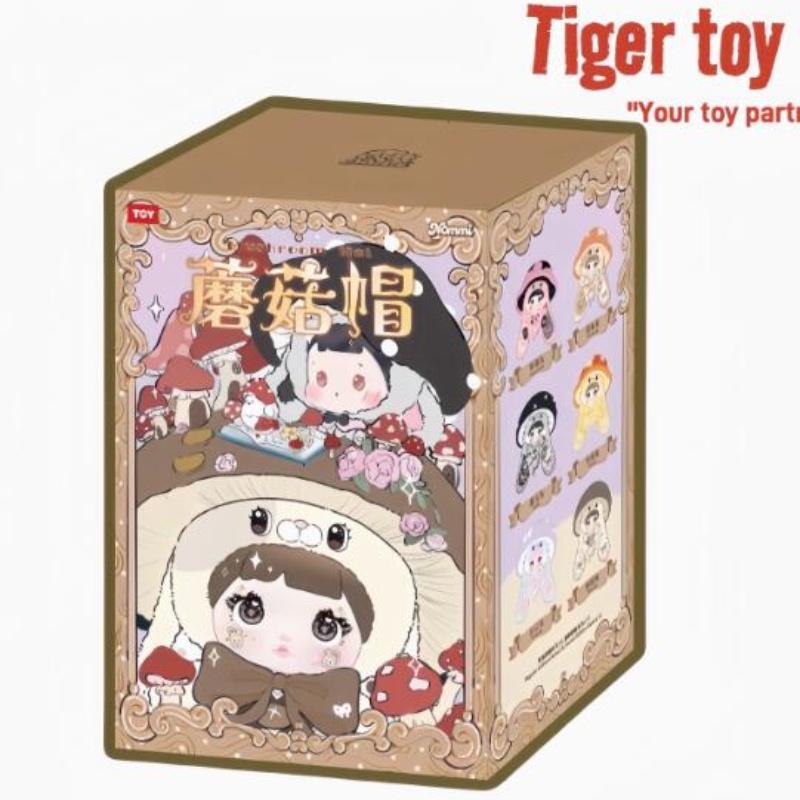 

New Nommi 400%blind box mushroom hat plush blind Box Cute Vinyl Plush Toy Kawaii Doll Decoration Fashion Children Birthday Gift