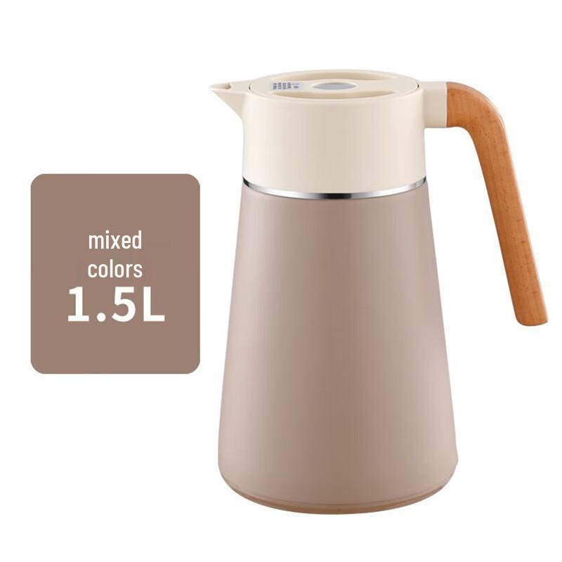 Changqi 304 Stainless Steel Insulated Coffee Pot with Wooden Handle