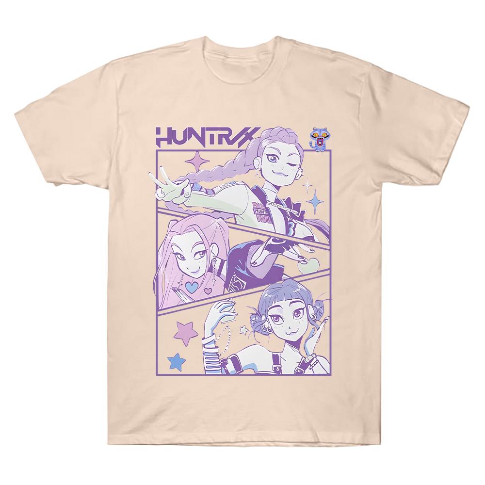 KPop Print Graphic Cotton Tshirt Summer Y2K Women Men Clothes Hot Aesthetic Short Sleeve Comfortable T-shirt High Quality