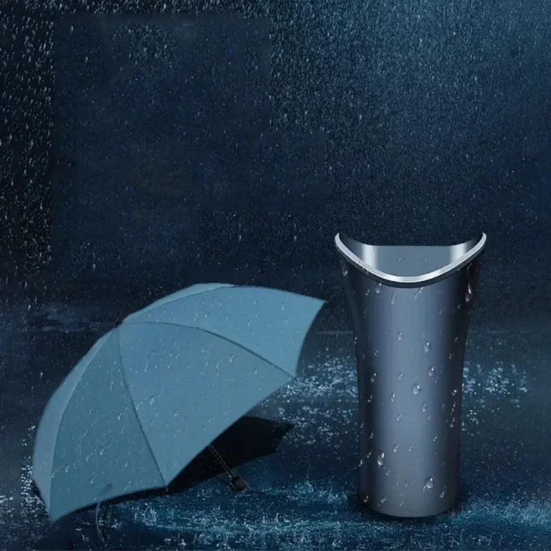 Car Umbrella Storage Waterproof Car Storage Fixed Rack Creative Multifunctional Umbrella Storage Bucket Interior Accessories