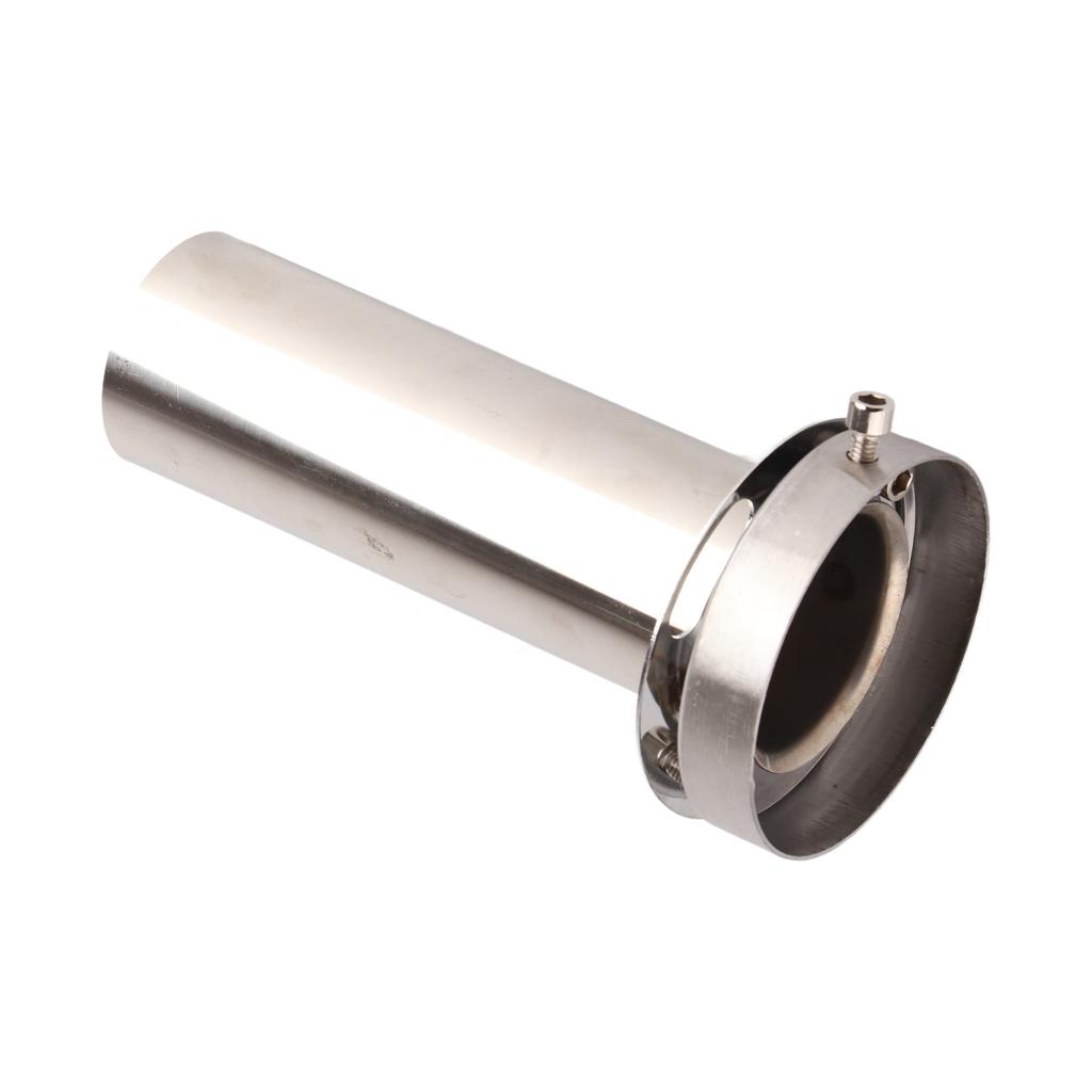 Universal Adjustable 85mm Round Exhaust Muffler Tip Removable Sound Silencer