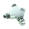 3 Way Brake Oil Hose Connector, Bracket, Modified Triple Adapter for ATV And Off-Road