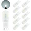 LED G9 Bulb - AIMOONSA - Mini G9 - 3W (30W Equiv.) - 6000K Cool White - 300 Lm (pack of 10)