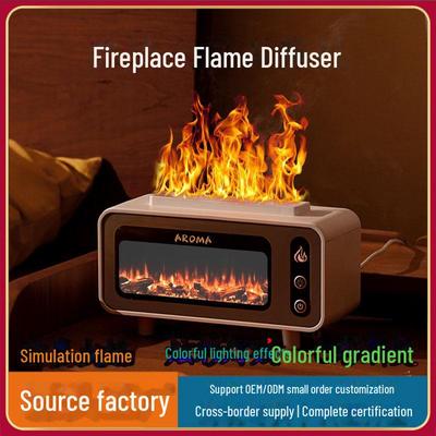 Humidificador de Aroma de Chimenea USB: Gran Volumen de Niebla, Diseño Creativo para el Hogar o el Dormitorio