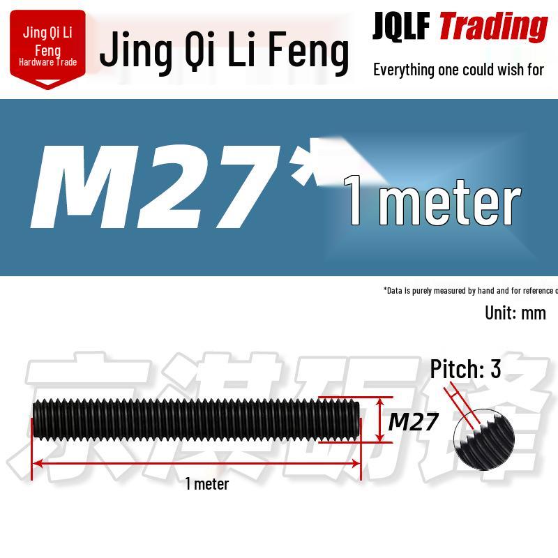 **High-Strength Threaded Rod M6-M48 | Grade 8.8/10.9/12.9 Full Thread Screw Bar**