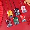 Ancient Style Embroidery Prayer Bag Portable Antique Sachet Pendant Diy Charms