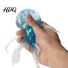 Handheld Stress Reliever Mini Glitter Octopus Squeeze Toy, Simulated Relief Sea Animal Fidget Toy Soft Shaped for Relaxation