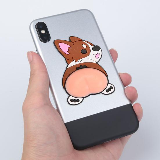 4 Stück Anti-Kratz-Aufkleber, Anti-Deform-Hintern, dekorativer, universeller 3D-Form-Antikollisionsaufkleber für die Tür