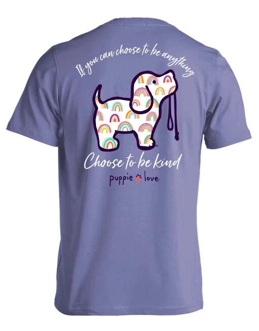 New PUPPIE LOVE RAINBOW PUP T-Shirt S