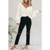 Women S Thick Knit Open Front Cardigan Long Sleeve Button Loose Short Coat