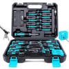 Set di cacciaviti magnetici con custodia, Amartisan 43 pezzi Include set di cacciaviti a taglio, a croce Phillips, esagonali, Pozidriv, Torx e di precisione, Magnetizzatore \