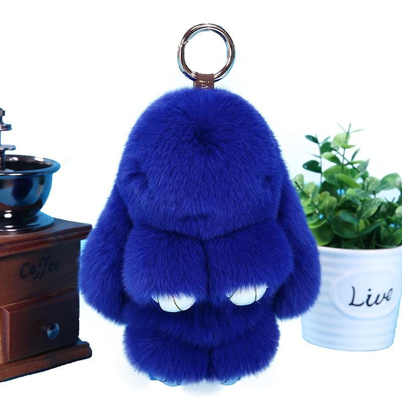 Rabbit Pendant Imitation Rex Rabbit Hair Cute Plush Doll Rabbit, Dead Rabbit Keychain Bag Pendant Car