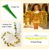 Cherry Flower Artificial Wisteria Flower Vine Multicolor Faux Flower Vine  Party Ornaments