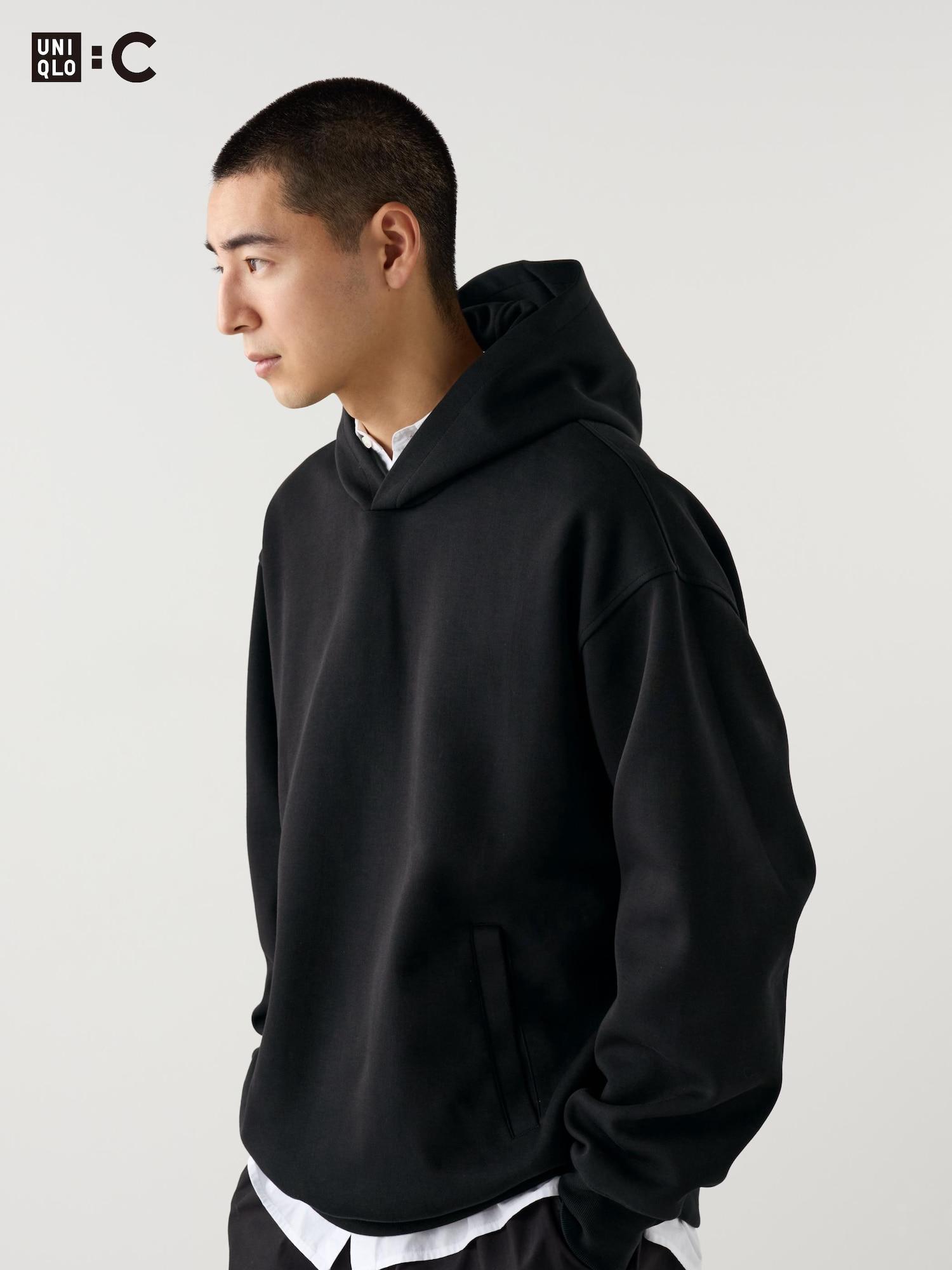 

Uniqlo Japan Sweat Oversize Pull Parka 09 BLACK/XL