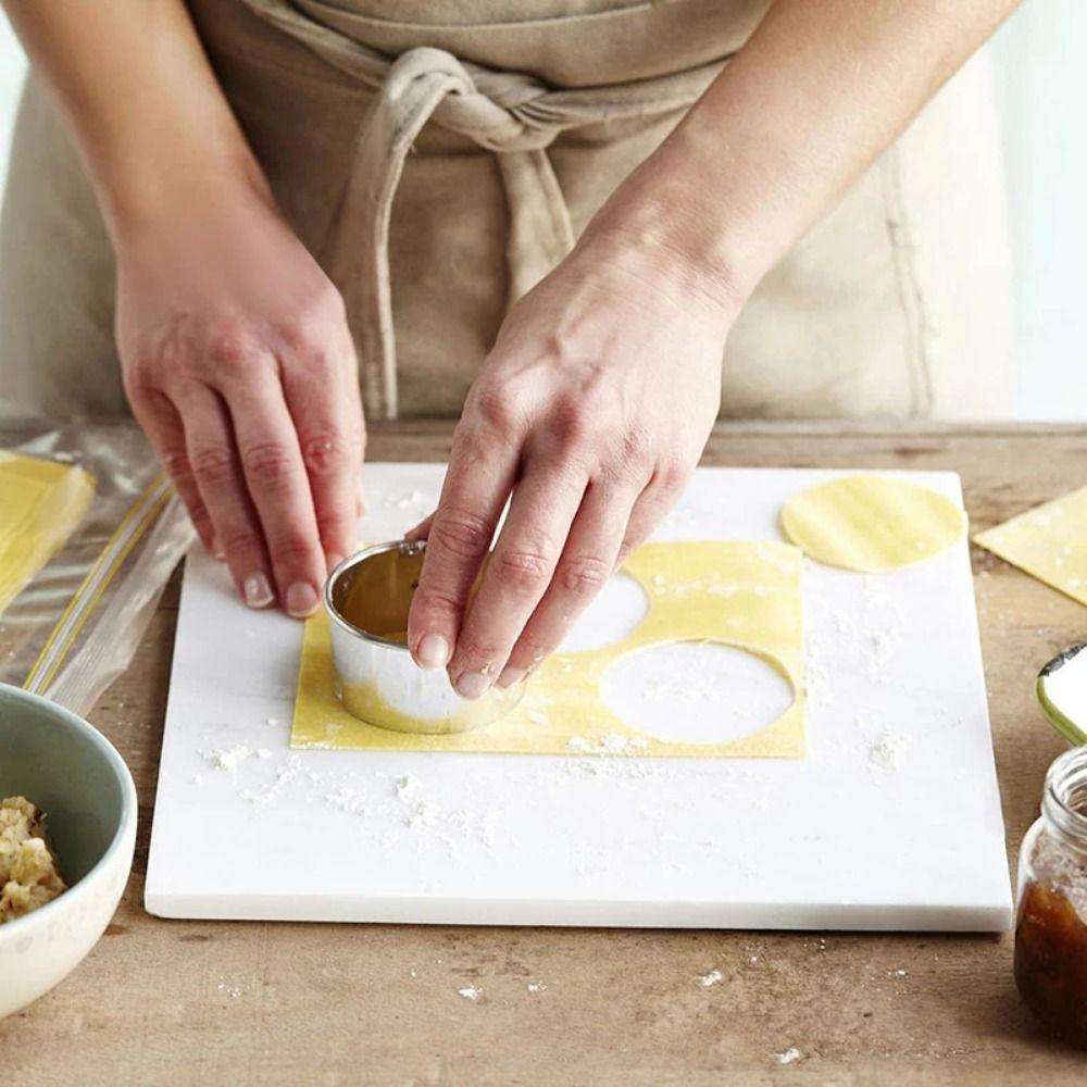 5 Stück abgestufte Größen Keksform Set Rundes Gebäck Backen Kreis Ring Backform Kochen