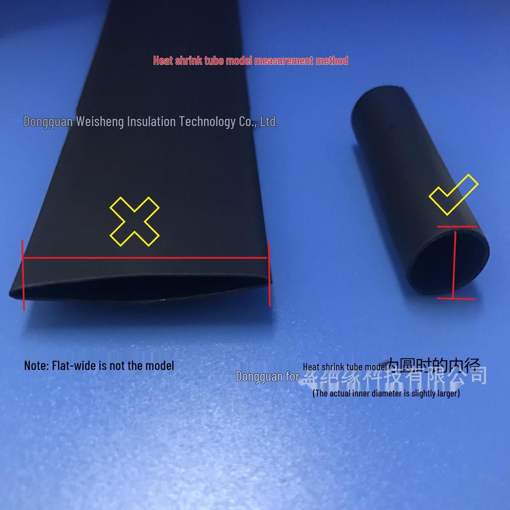 Black PE Heat Shrink Insulating Sleeve