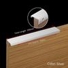 KAK Gold Silver Black Hidden Cabinet Handles Zinc Alloy Kitchen Cupboard Pulls Drawer Knobs Furniture Door Handle Hardware
