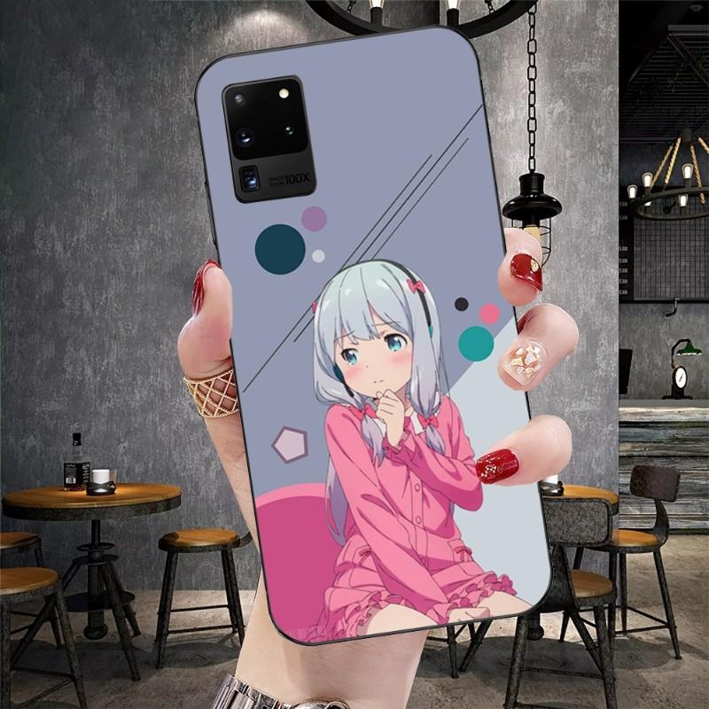Eromanga Sensei Manga Anime Phone Case For Samsung Galaxy S6 S7 S8 S9 S10 S21 S22 Plus Ultra Soft Black Phone Cover