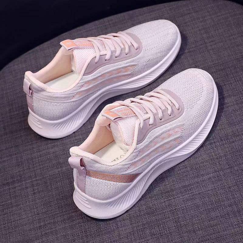 2025 Women's Spring/Summer Flyknit Sneakers - Breathable, Non-Slip Running Shoes with Soft Sole.