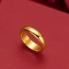 Fashionable Couples Thick Geometric Ring In Polished And Matte Finish For Occasion Every