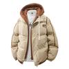 Wassup Sohot Men's Faux Two-Piece Hooded Padded Winter Jacket